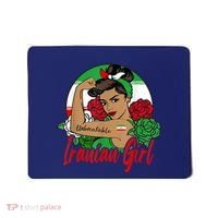 Iranian Girl Iran Woman Persian Flag Mousepad thumb 0