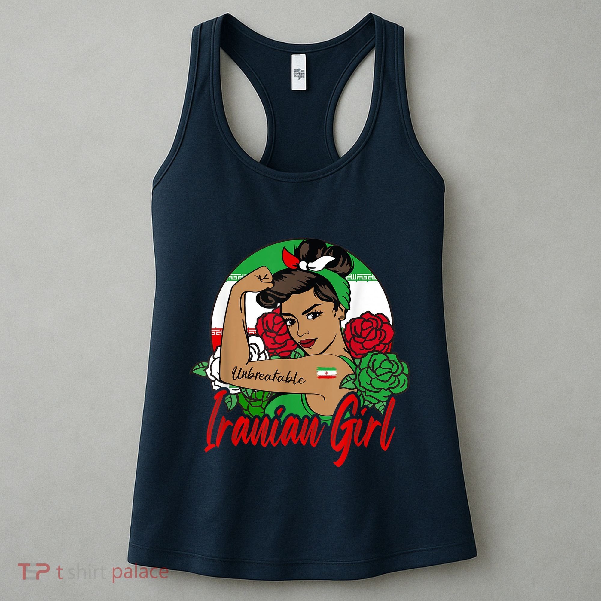 Iranian Girl Iran Woman Persian Flag Women's Tank Top