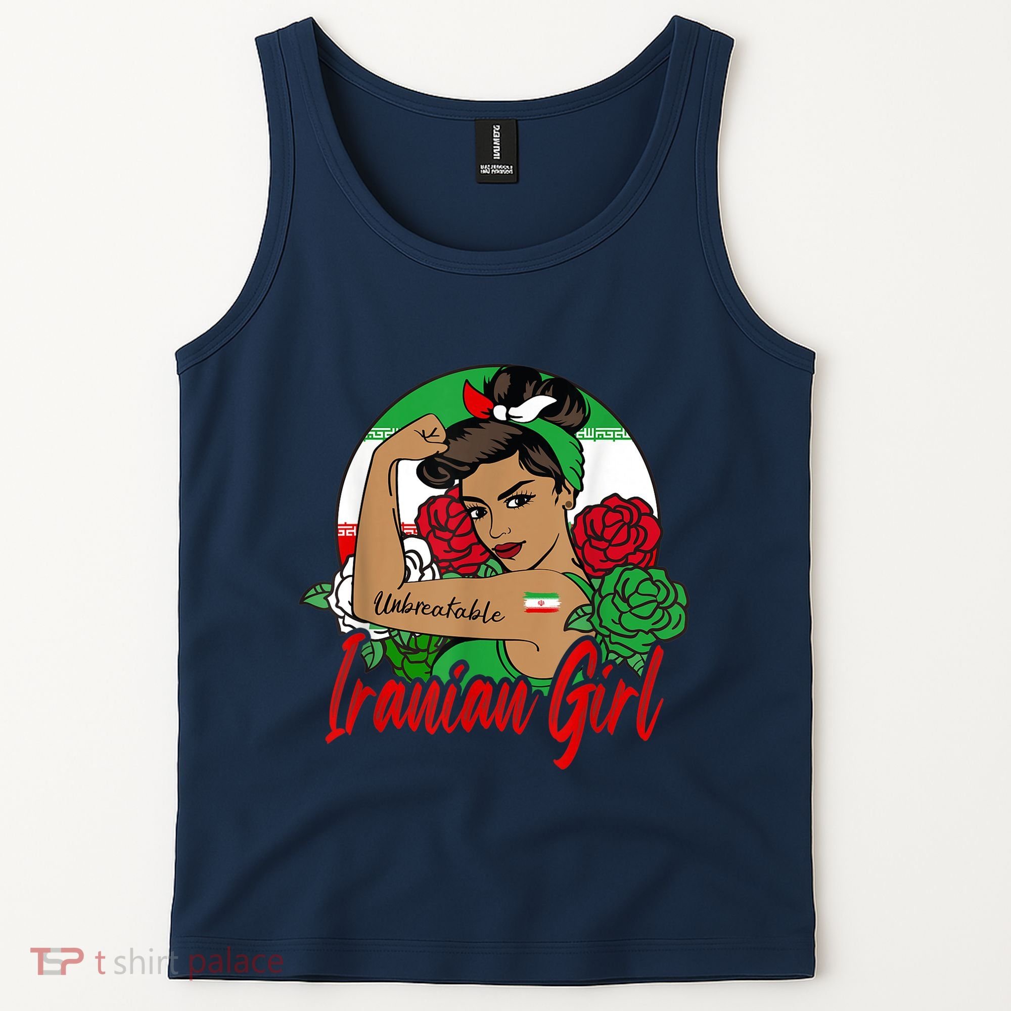 Iranian Girl Iran Woman Persian Flag Tank Top