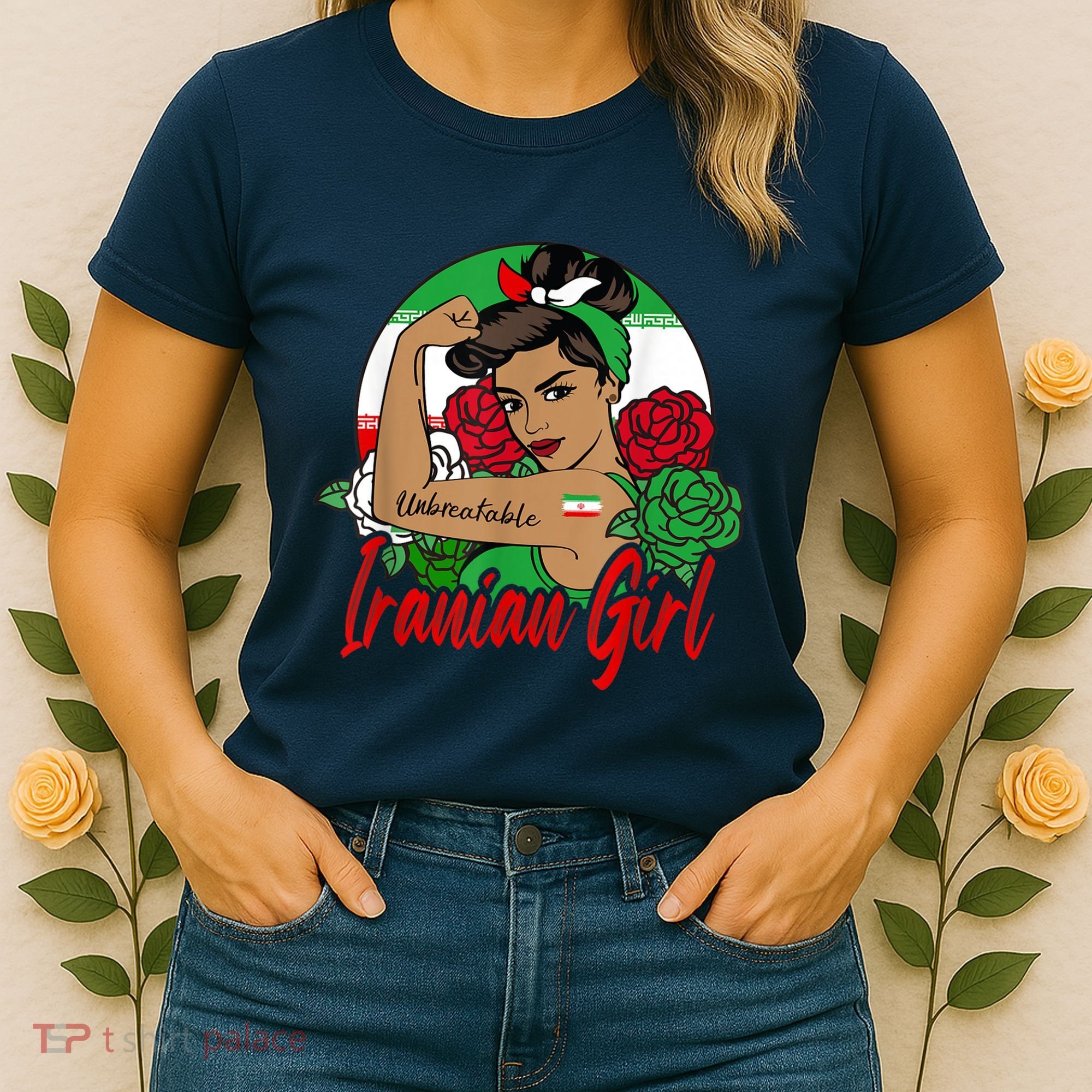 Iranian Girl Iran Woman Persian Flag Women's T-Shirt