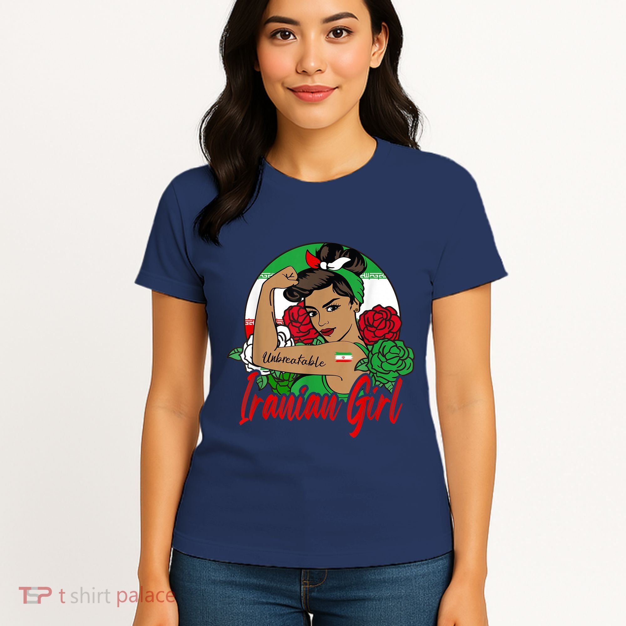 Iranian Girl Iran Woman Persian Flag Women's T-Shirt
