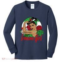 Iranian Girl Iran Woman Persian Flag Kids Long Sleeve Shirt thumb 0