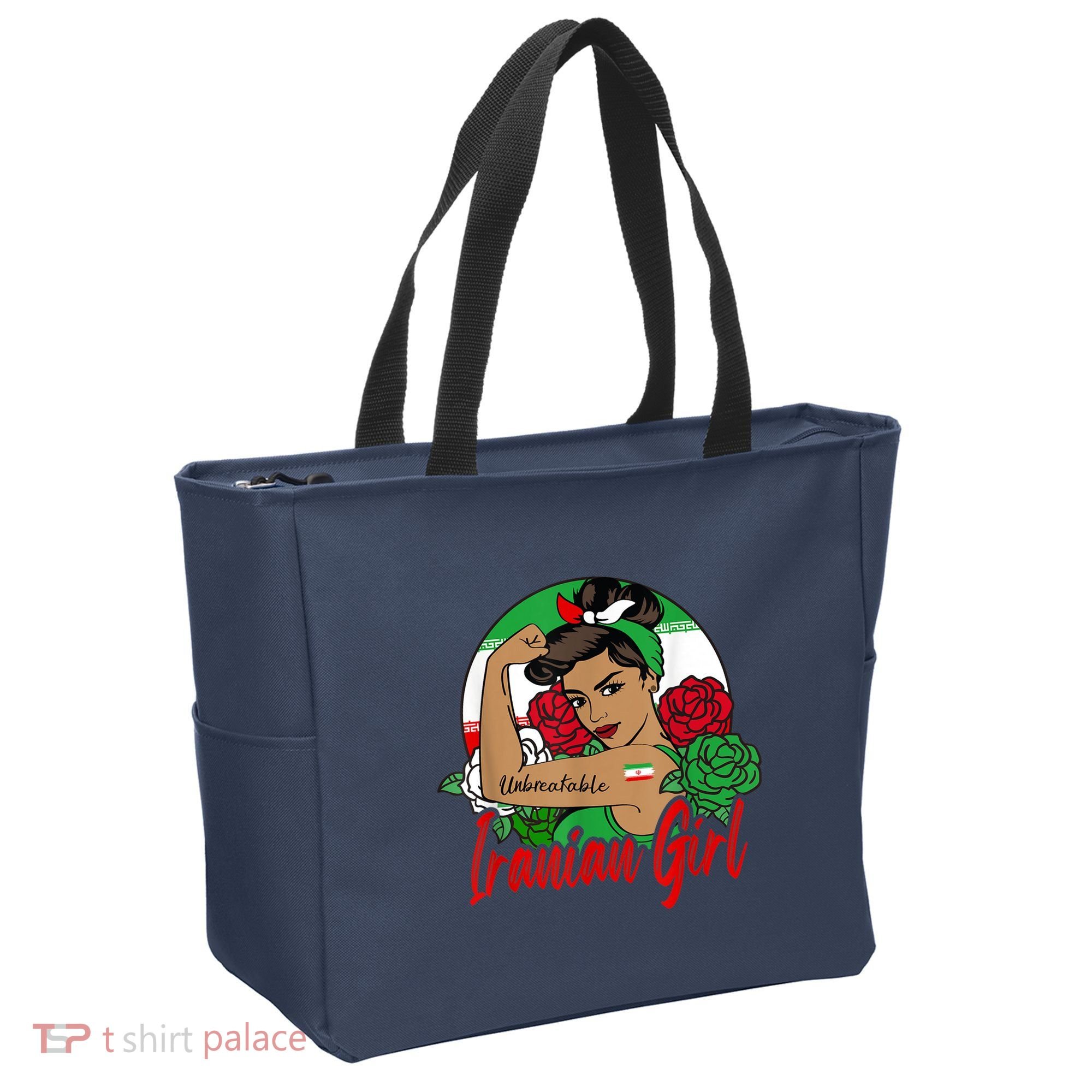 Iranian Girl Iran Woman Persian Flag Tote Bag