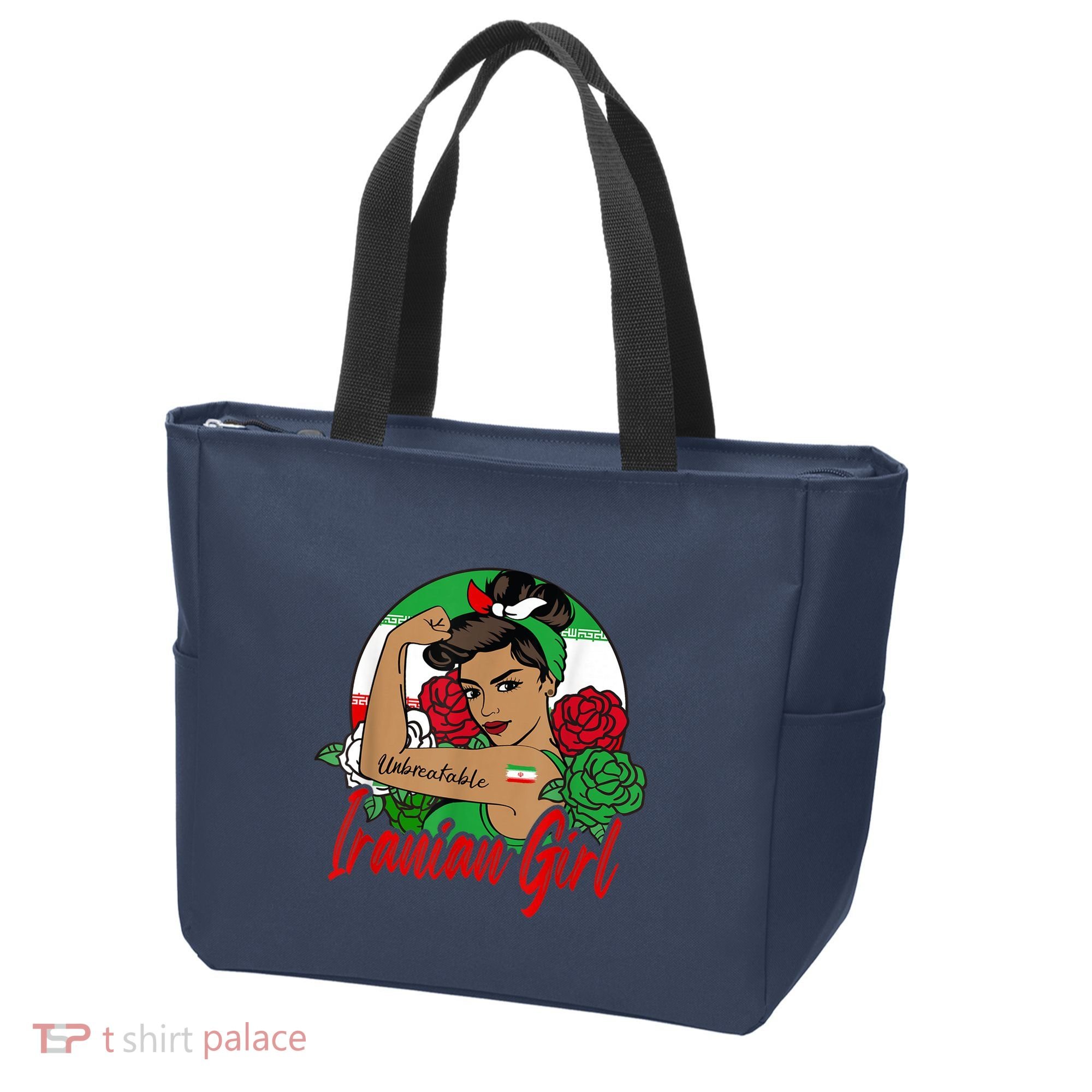 Iranian Girl Iran Woman Persian Flag Tote Bag