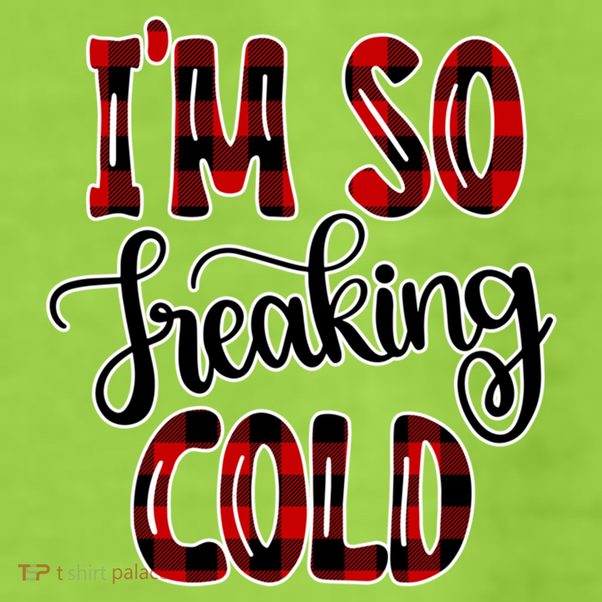 I'mfunny Giftogiftfreakinggiftcold I'm Literally Freezing Red Plaid Xmas Funny G Adult Drive Performance Visor