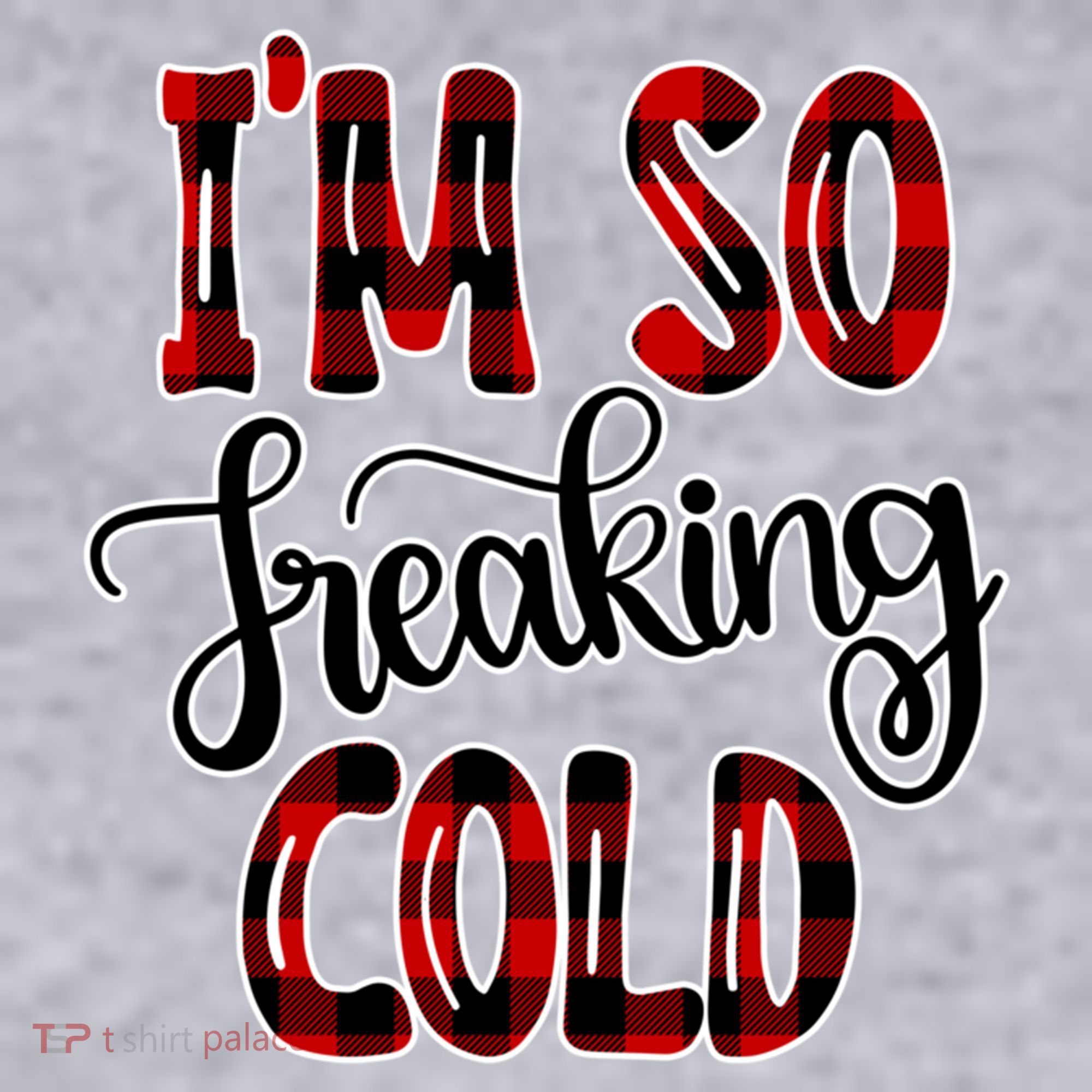 I'mfunny Giftogiftfreakinggiftcold I'm Literally Freezing Red Plaid Xmas Funny G Women's Sweatshirt