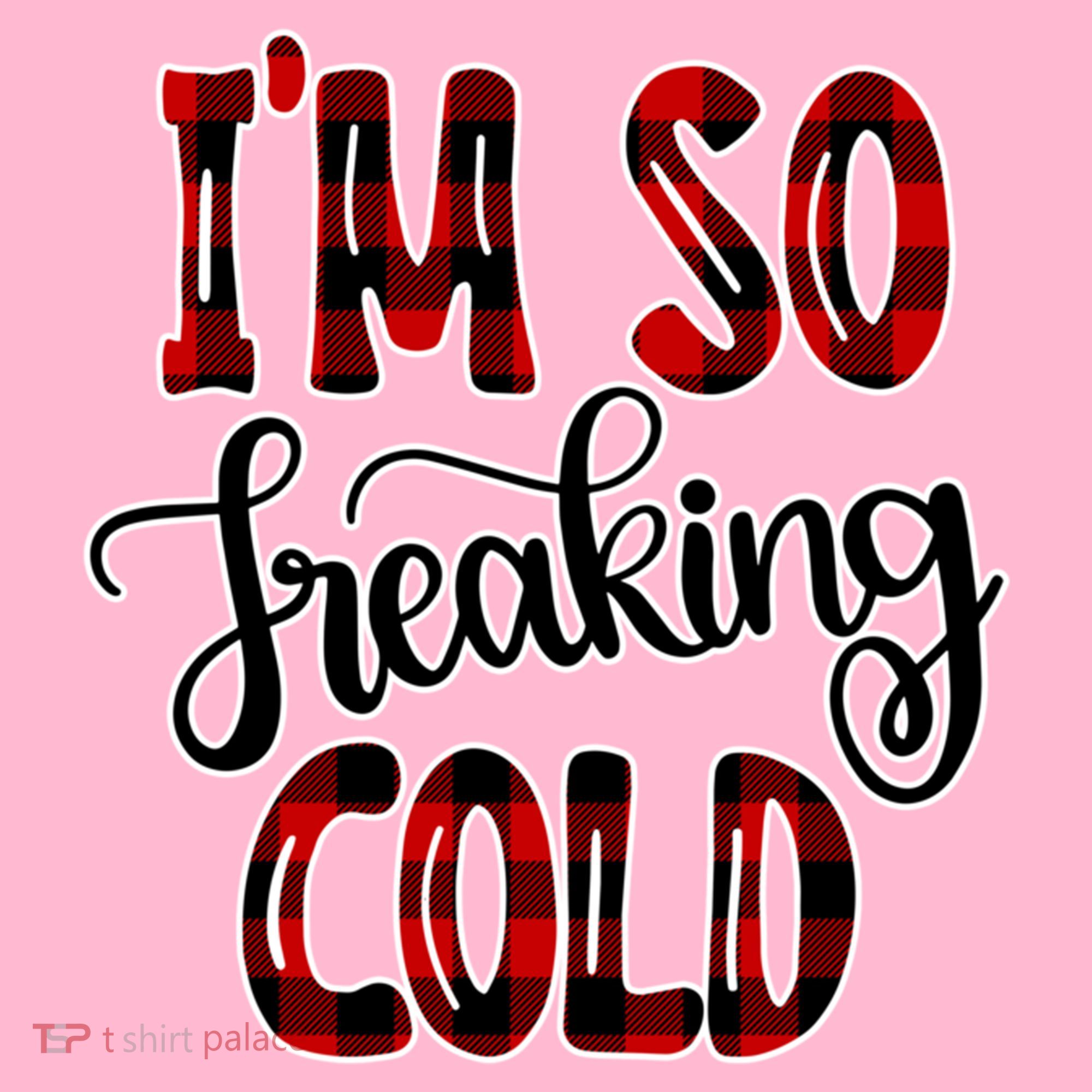 I'mfunny Giftogiftfreakinggiftcold I'm Literally Freezing Red Plaid Xmas Funny G Coaster