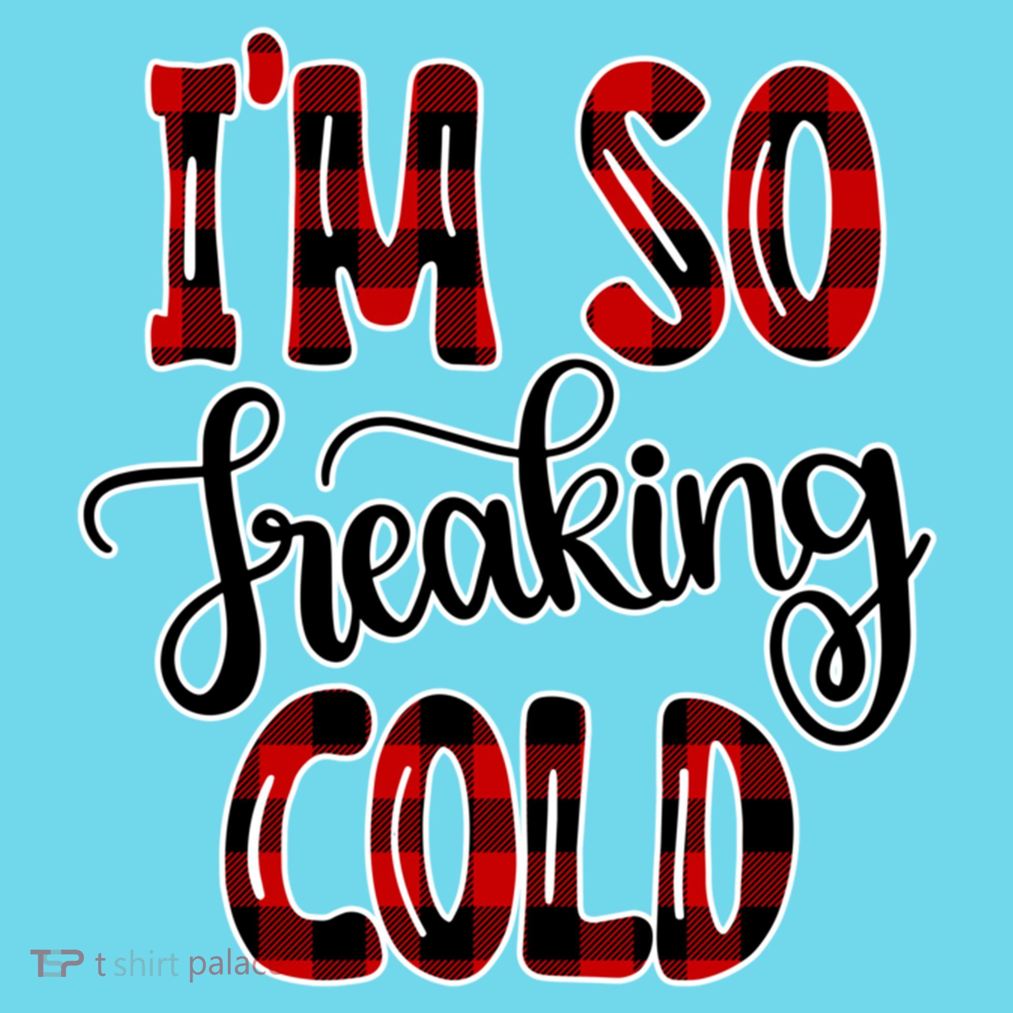 I'mfunny Giftogiftfreakinggiftcold I'm Literally Freezing Red Plaid Xmas Funny G Button