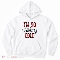 I'mfunny Giftogiftfreakinggiftcold I'm Literally Freezing Red Plaid Xmas Funny G Hoodie thumb 0