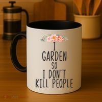 I Garden So I DonT Kill People Coffee Mug thumb 4