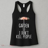 I Garden So I DonT Kill People Women's Tank Top thumb 3