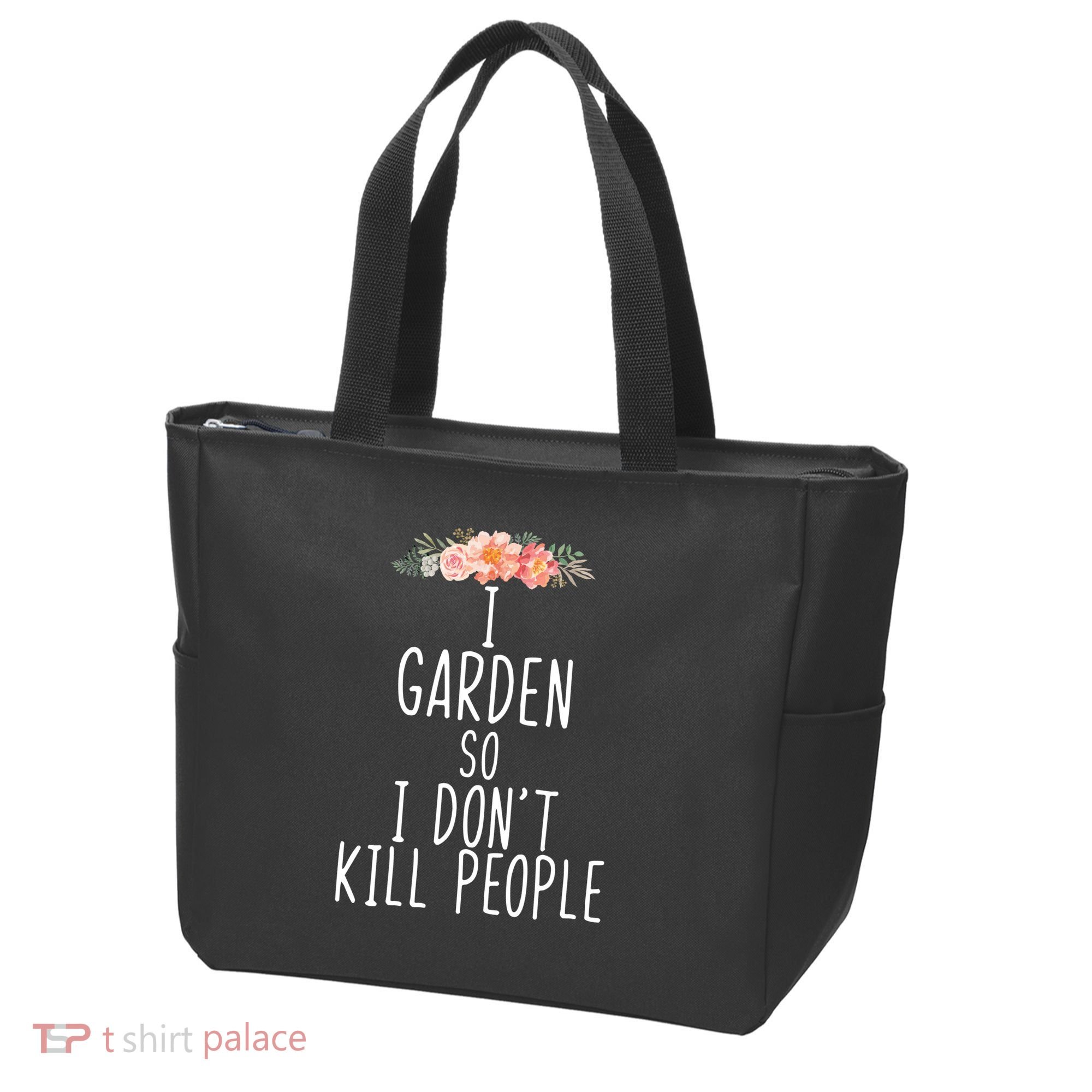 I Garden So I DonT Kill People Tote Bag
