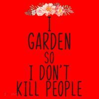 I Garden So I DonT Kill People Santa Hat thumb 1