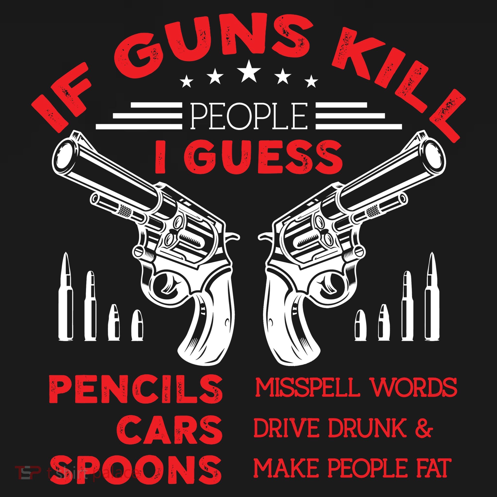 If Guns Kill People Crossed Pistols Women's Tank Top
