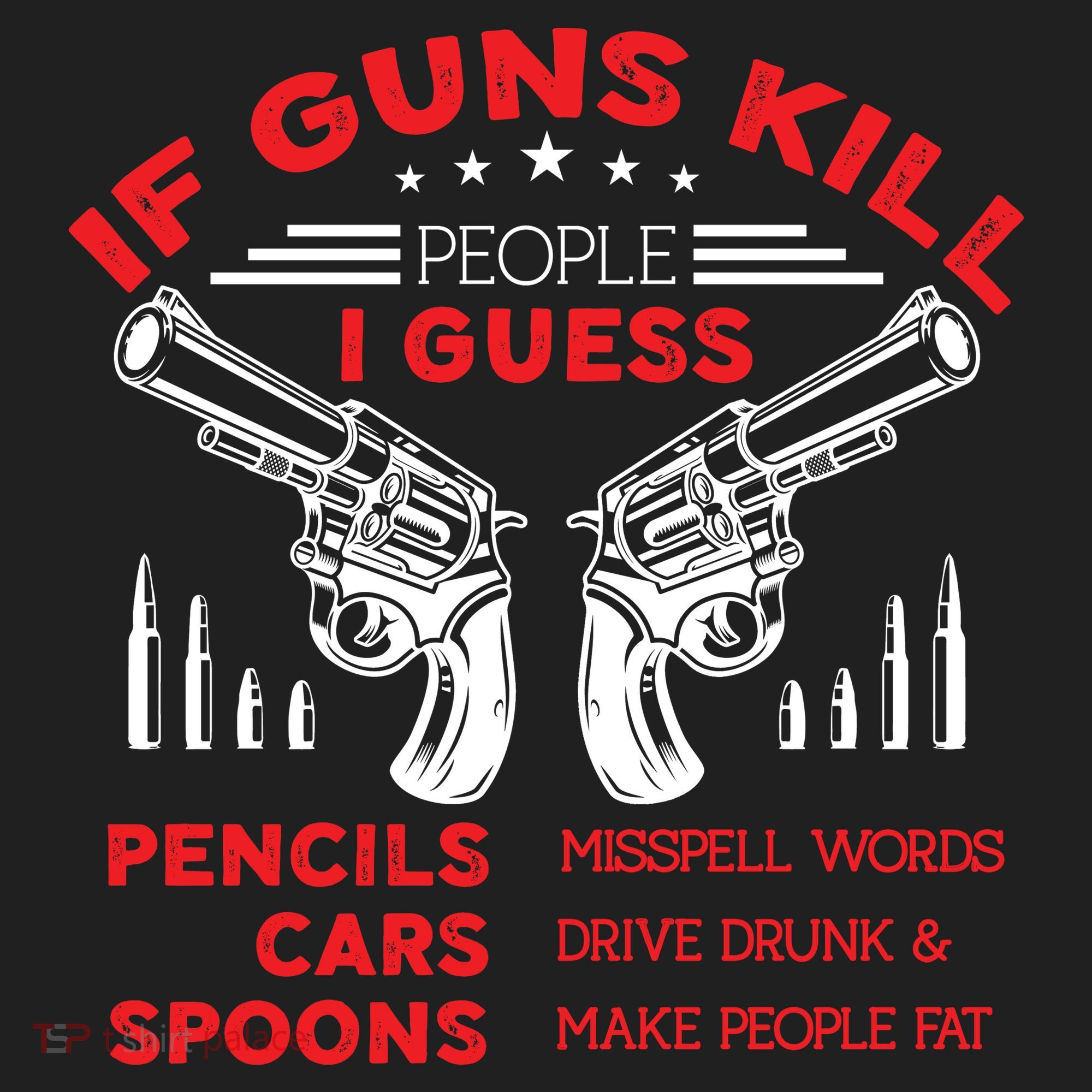If Guns Kill People Crossed Pistols Golf Towel
