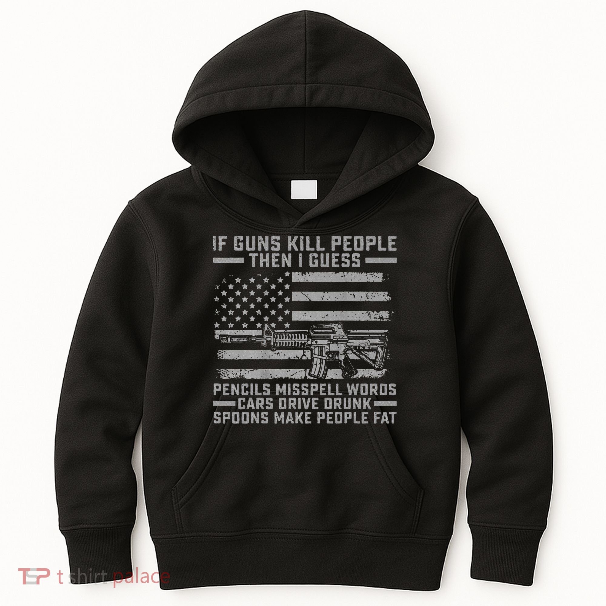 If Guns Kill People Gun Owner 2nd Amendment Pro Firearms Kids Hoodie