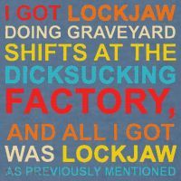 I Got Lockjaw Doing Graveyard Shifts At The Dicksucking Comfort Colors Garment-Dyed Hooded Sweatshirt thumb 2
