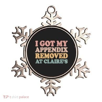 I Got My Appendix Removed At Claire Mental Health Awareness Ornament