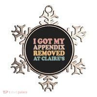 I Got My Appendix Removed At Claire Mental Health Awareness Ornament thumb 0