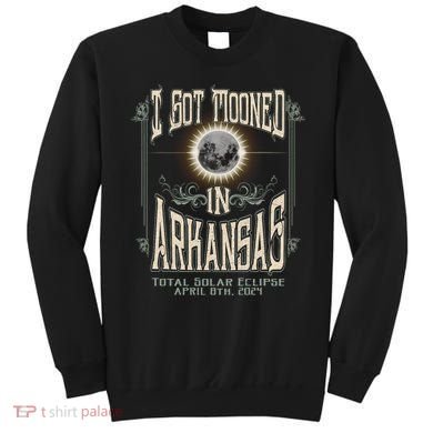 I Got Mooned In Arkansas Total Solar Eclipse 2024 Sweatshirt