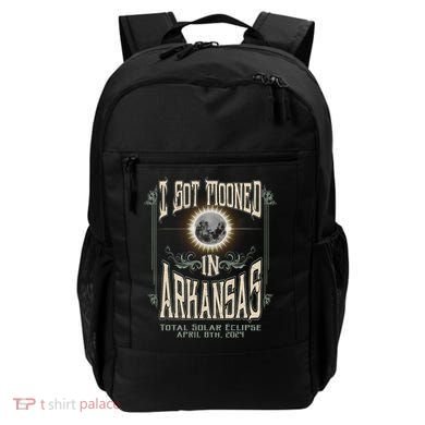 I Got Mooned In Arkansas Total Solar Eclipse 2024 Backpack