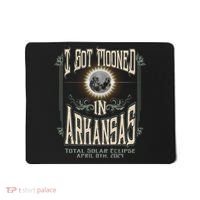 I Got Mooned In Arkansas Total Solar Eclipse 2024 Mousepad thumb 0