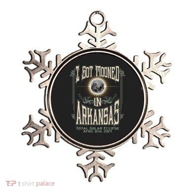 I Got Mooned In Arkansas Total Solar Eclipse 2024 Ornament