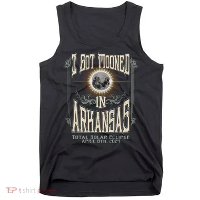 I Got Mooned In Arkansas Total Solar Eclipse 2024 Tank Top