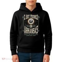 I Got Mooned In Arkansas Total Solar Eclipse 2024 Kids Hoodie thumb 4