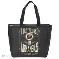 I Got Mooned In Arkansas Total Solar Eclipse 2024 Tote Bag thumb 0