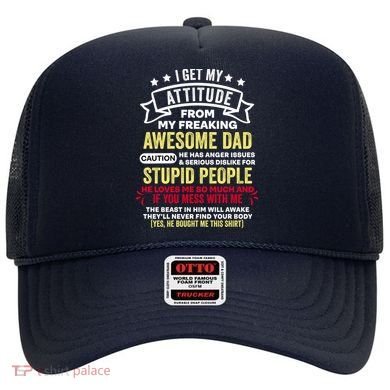 i get my attitude from my dad Hat