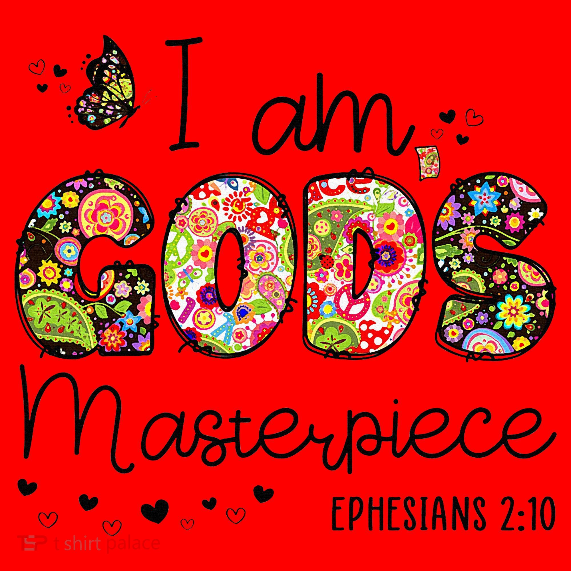 I’M GodS Masterpiece Christian Faith Bible Jesus God Prayer Santa Hat