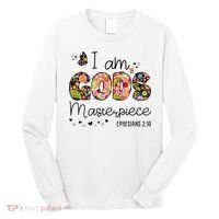 I’M GodS Masterpiece Christian Faith Bible Jesus God Prayer Long Sleeve Shirt thumb 0