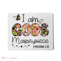 I’M GodS Masterpiece Christian Faith Bible Jesus God Prayer Mousepad thumb 0