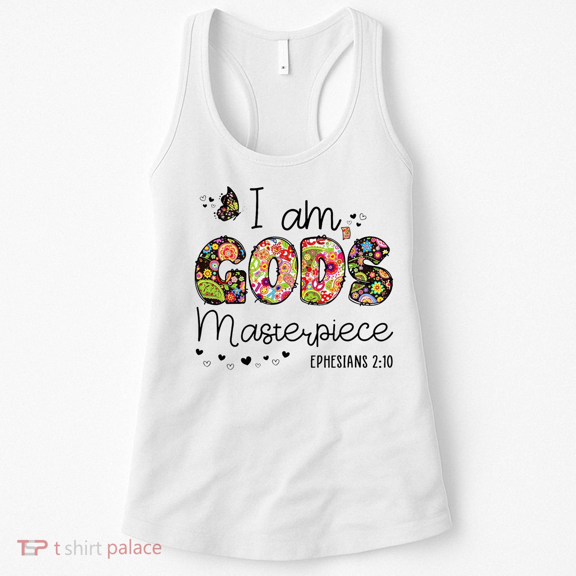 I’M GodS Masterpiece Christian Faith Bible Jesus God Prayer Women's Tank Top