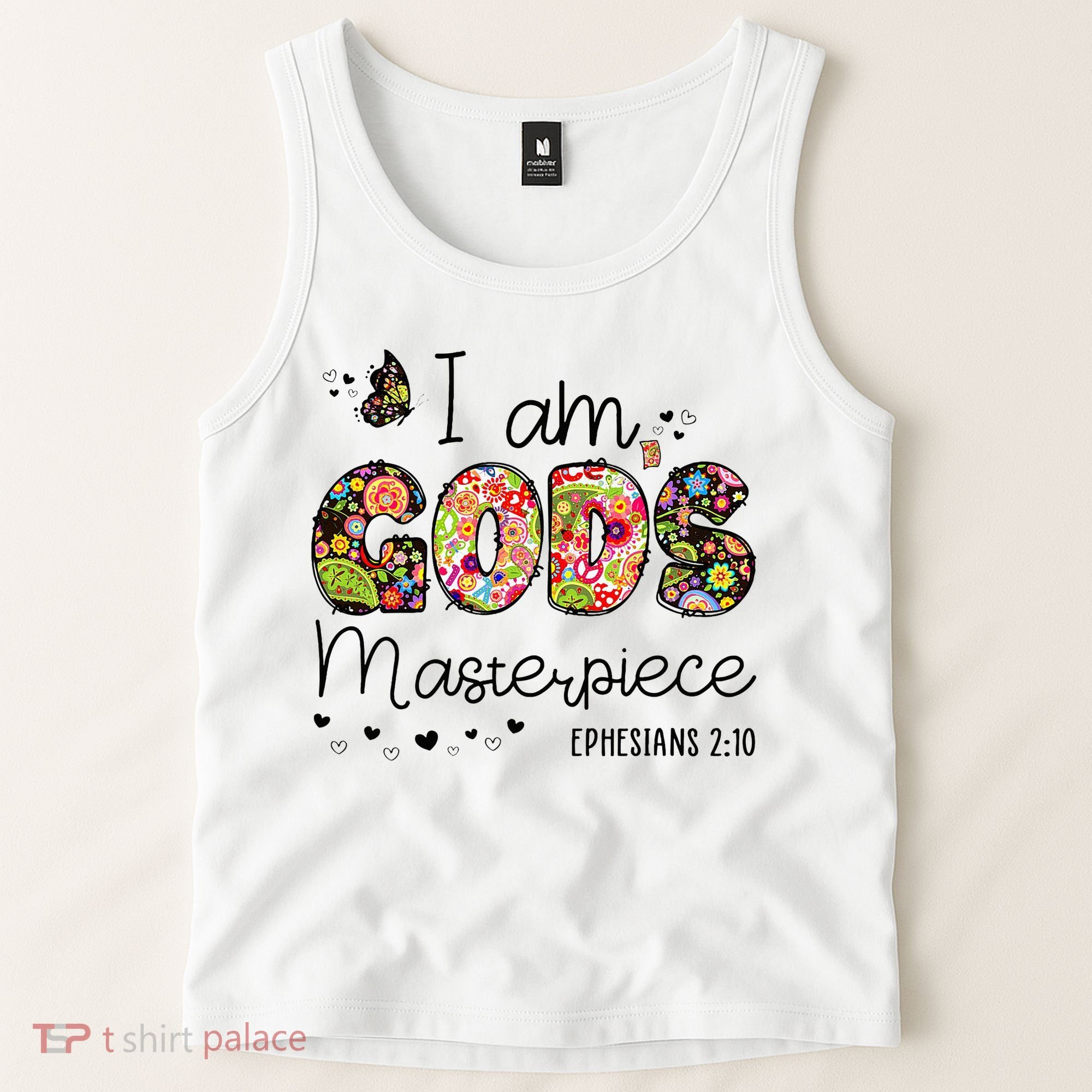 I’M GodS Masterpiece Christian Faith Bible Jesus God Prayer Tank Top