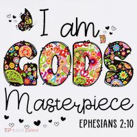 I’M GodS Masterpiece Christian Faith Bible Jesus God Prayer Kids Sweatshirt thumb 2