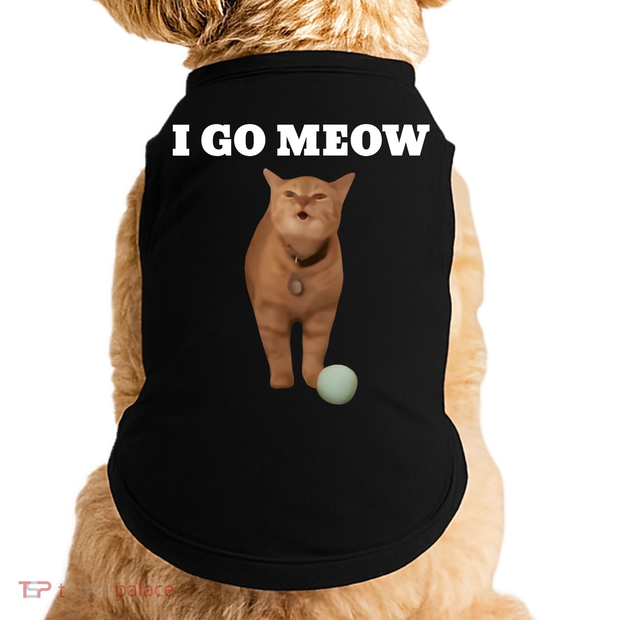 I Go Meow Cat Meme Doggie Tank