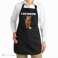 I Go Meow Cat Meme Apron thumb 2