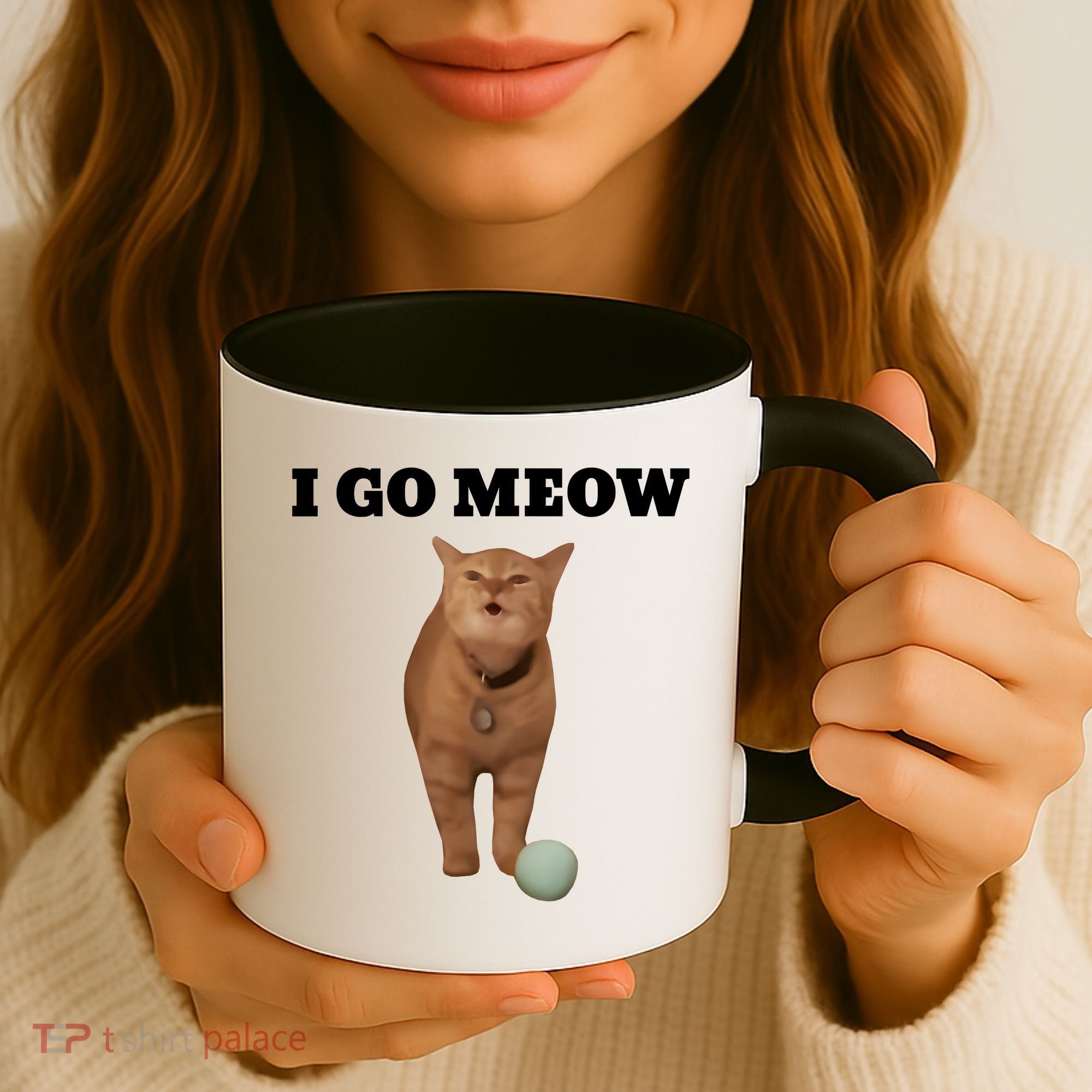 I Go Meow Cat Meme Coffee Mug