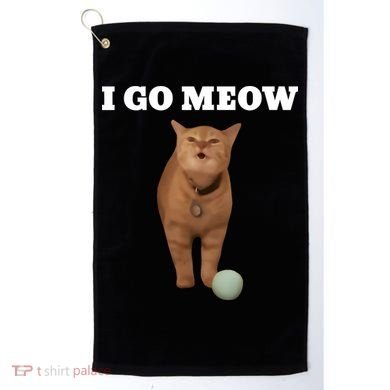 I Go Meow Cat Meme Golf Towel