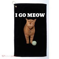 I Go Meow Cat Meme Golf Towel thumb 0