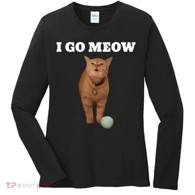 I Go Meow Cat Meme Women's Long Sleeve Shirt