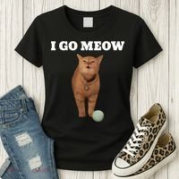 I Go Meow Cat Meme Women's T-Shirt thumb 3