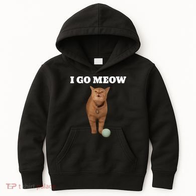 I Go Meow Cat Meme Kids Hoodie