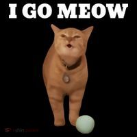 I Go Meow Cat Meme Kids Long Sleeve Shirt thumb 2