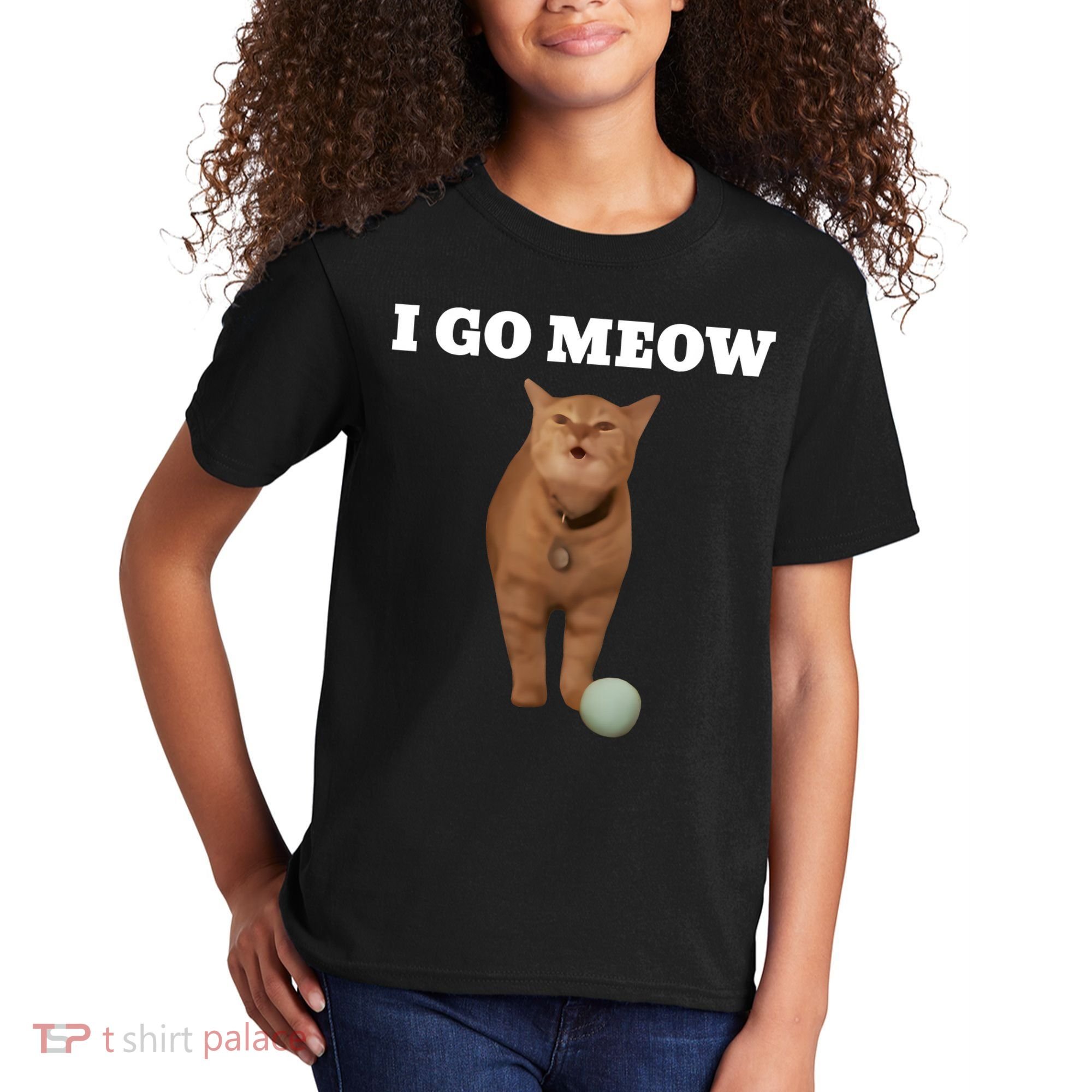 I Go Meow Cat Meme Kids T-Shirt