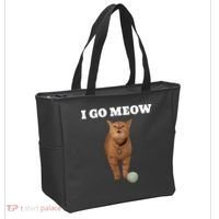 I Go Meow Cat Meme Tote Bag thumb 2