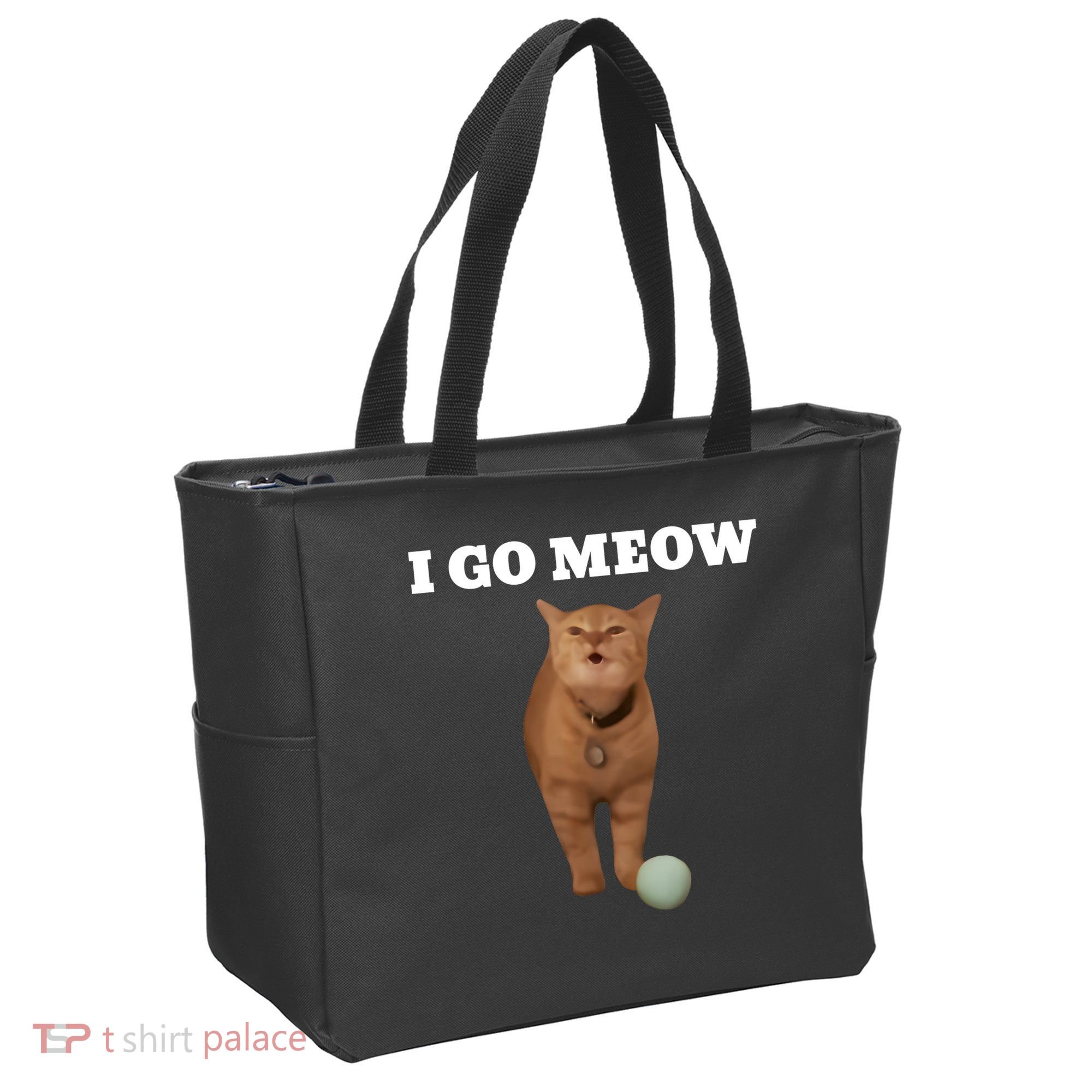 I Go Meow Cat Meme Tote Bag