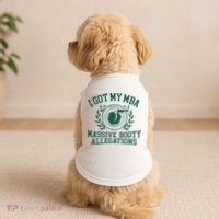 I Got My Mba Massive Booty Allegations Doggie Tank thumb 2